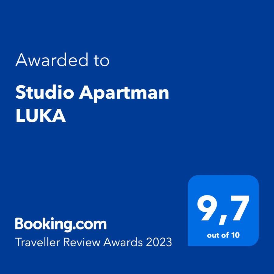 Studio Apartman Luka Сень Экстерьер фото